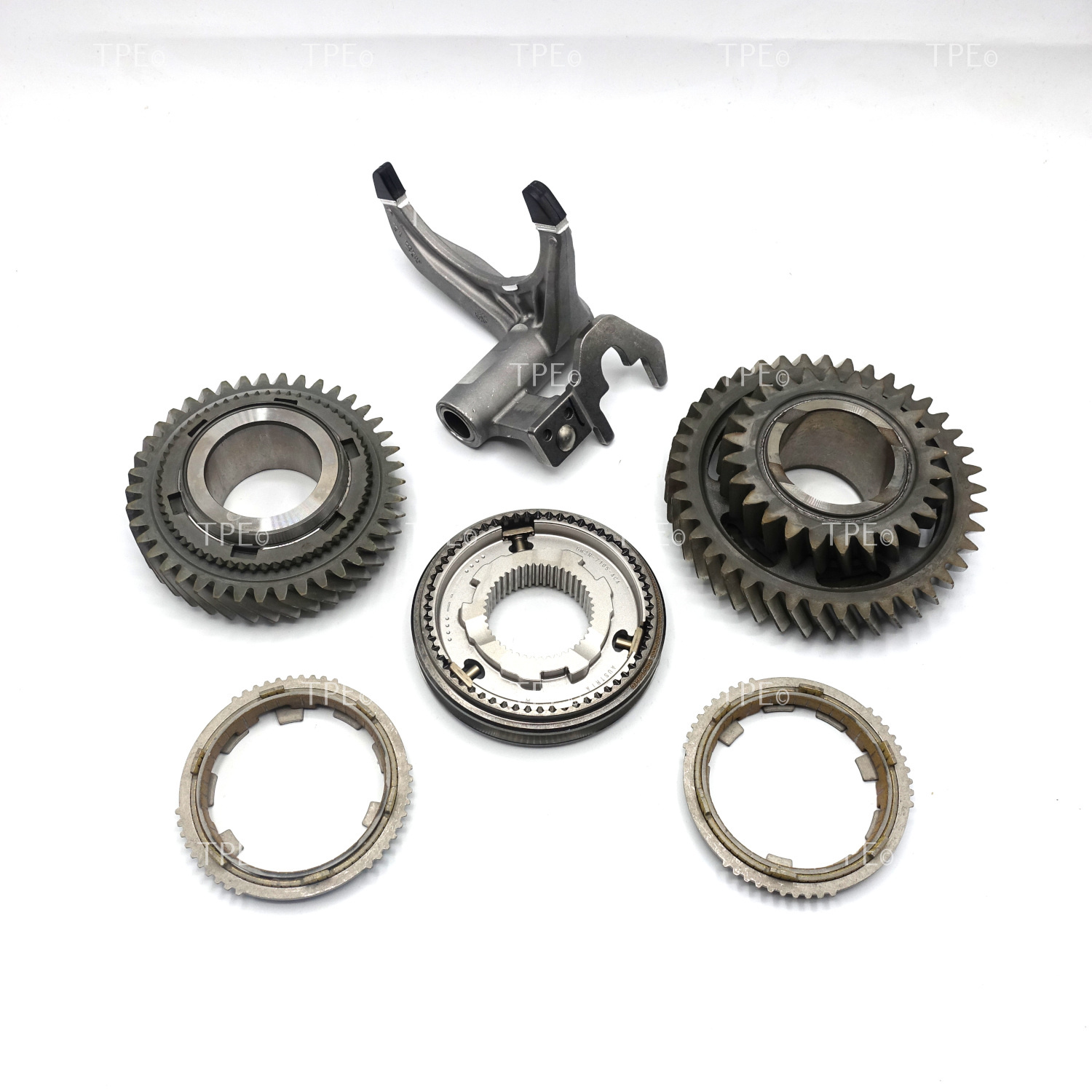 FO.HP.171OE •  You get 1st and 2nd gears / hub / rings / 1/2 fork

•  Modified kit check 2nd gear teeth thickness standard 22mm modified 18mm

•  THIS KIT IS A SMALL GEARSET ONLY